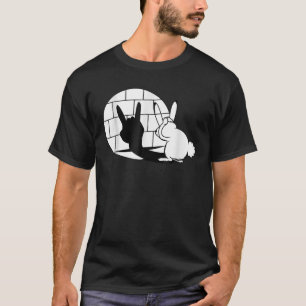 Funny Oaster Bunny Heavy Metal Fan Devil Horns T-Shirt