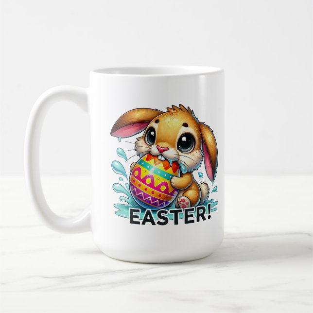 Funny Oaster Bunny Kaffeetasse (Links)