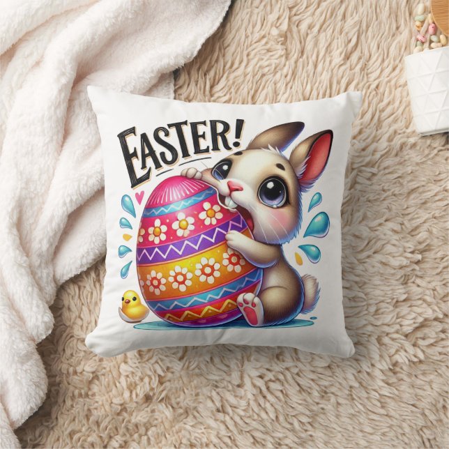 Funny Oaster Bunny Kissen (Decke)