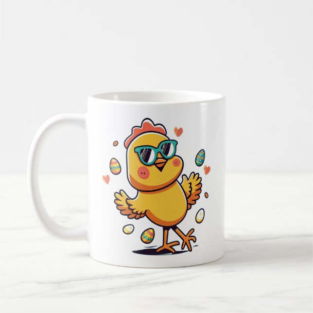 Funny Oaster Chicken Kaffeetasse (Links)