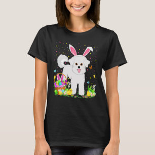 Funny Oaster Egg Jagen Bichon Frise Dog Oster S T-Shirt