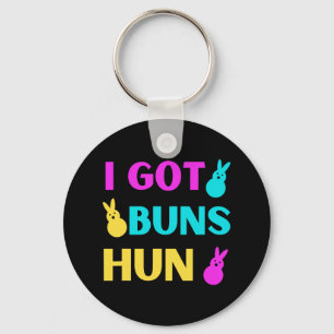 Funny Oaster - Ich Got Buns Marshmallow Candy Bunn Schlüsselanhänger