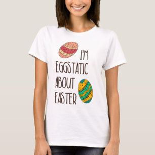 Funny Oaster Niedlich Eggstatic Humorisches Sprich T-Shirt