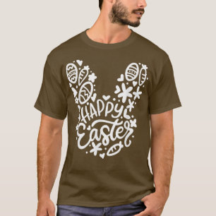 Funny Oaster Niedlich Ostereier Jäger Face Bun T-Shirt