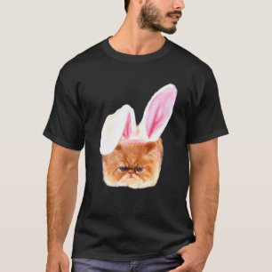 Funny Oaster Persian Cat Bunny Ears Adorable CF T-Shirt
