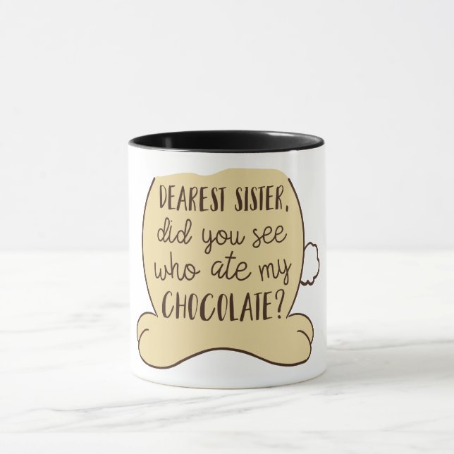 Funny Oaster Sprichwort Sister Tasse (Zentrum)