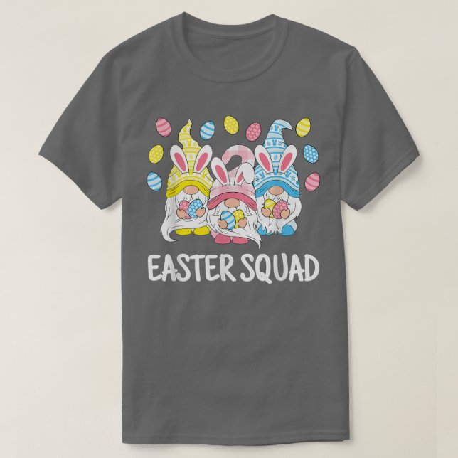 Funny Oaster Squad Gnomes Happy Easter Egg Bunny G T-Shirt (Design vorne)