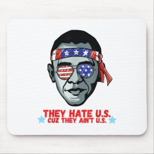 Funny Obama 4. Juli Shirt für Erwachsene Männer Fr Mousepad