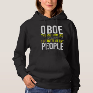 Funny Oboe Player Intelligent Musician Spaß Hoodie