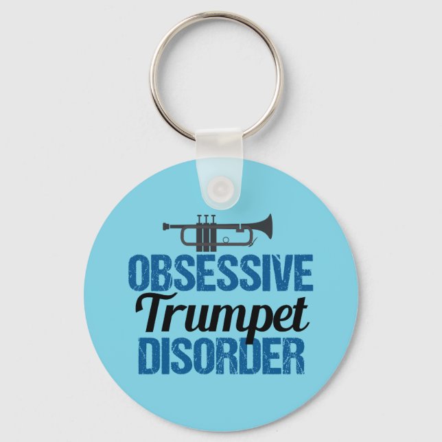 Funny Obsessive Trumpet-Störung Schlüsselanhänger (Vorderseite)