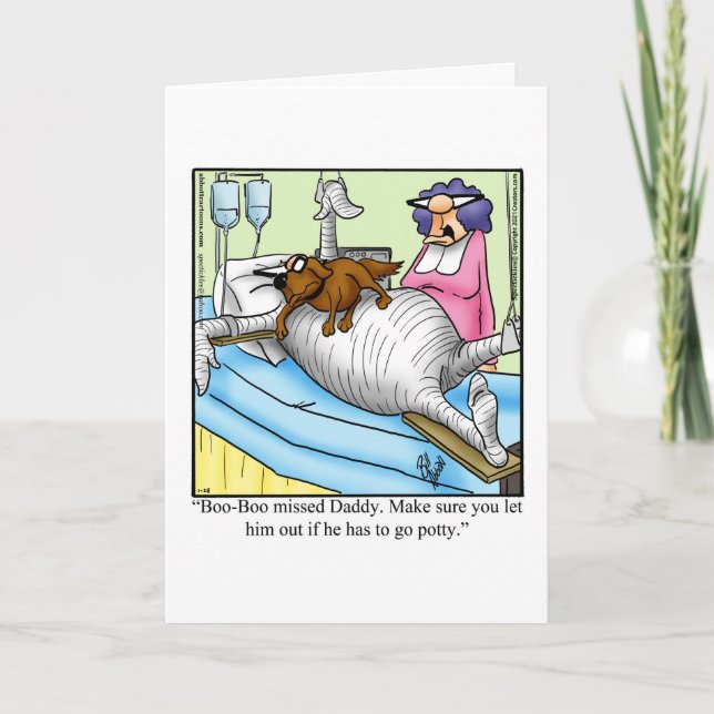 Funny Obtenez Bonne Carte De Voeux (Devant)