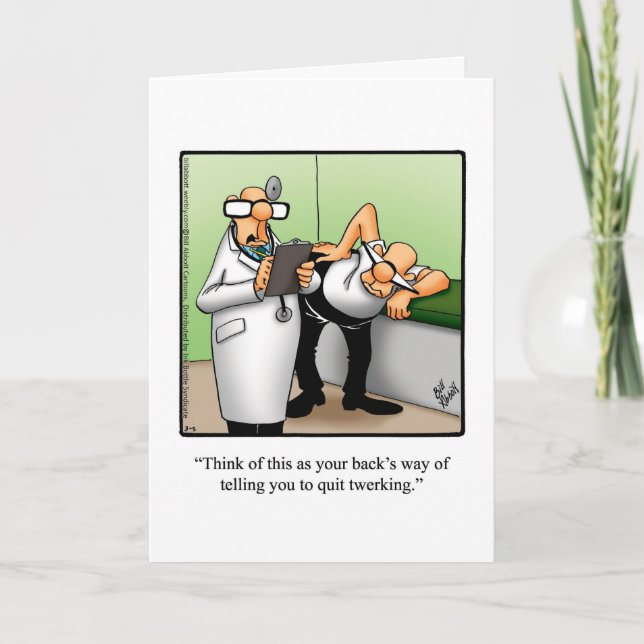 Funny Obtenez Bonne Carte De Voeux (Devant)