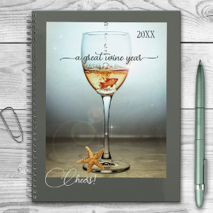 Funny Ocean Design Weinjahr Planer