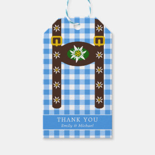 Funny Octoberfest Lederhosen Suspenders Geschenkanhänger