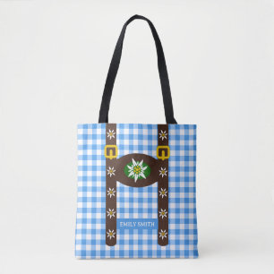 Funny Octoberfest Lederhosen Suspenders Tasche