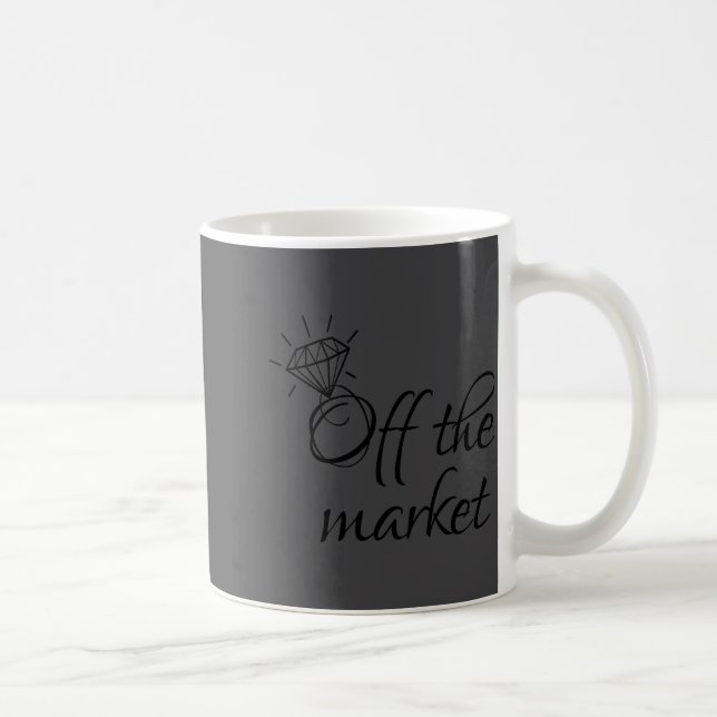 Funny Off The Market L Bride To Be  Kaffeetasse (Rechts)