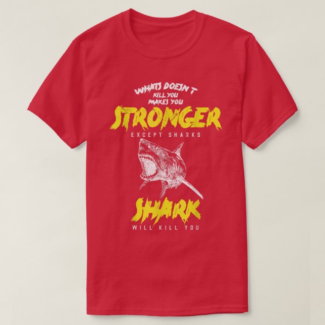Funny Offensive Scuba Diving Haie töten Sie T-Shirt (Design vorne)