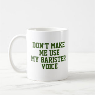 Funny Office Custom Personalize Job Title Barister Kaffeetasse