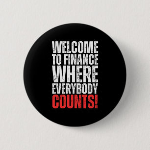 Funny Office Finance Sticker2 Button