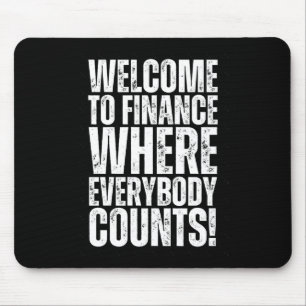 Funny Office Finance Sticker3 Mousepad