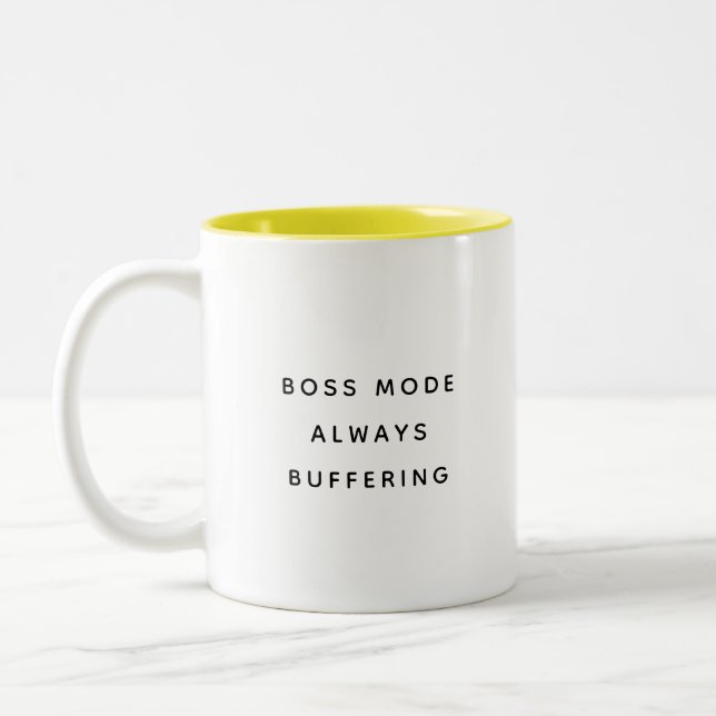 Funny Office Mug For Boss Coworker Manager Modern (Gauche)