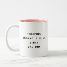 Funny Office Mug With Sarcastic Work Quotes Gifts  Zweifarbige Tasse