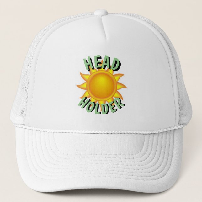Funny Offiziell HEAD HOLDER Baseball Style Truckerkappe (Vorderseite)