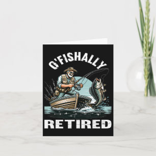 Funny O'fishalle müde T-Shirt für Ruhestand Fishin Karte