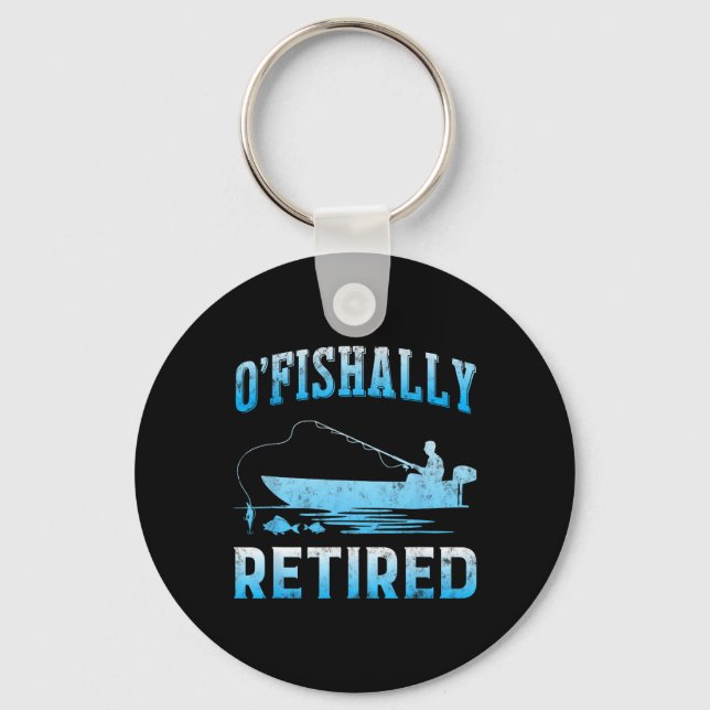 Funny O'fishalle wieder müde Geschenk für wiederer Schlüsselanhänger (Vorderseite)