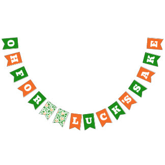 Funny Oh For Luck's Sake St Patrick's Day Wimpelkette