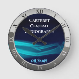 Funny "Oh, Snap" gebrochen Arm Xray Runde Wanduhr