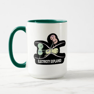 Funny ohms Law Electricity Erklärt für Student Tasse