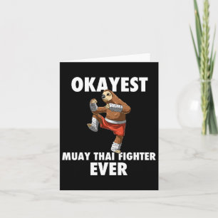 Funny Okay est Sloth Fighter Ever - Muay Thai Karte