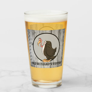 Funny Old Buzzard's Tavern Bierglas Glas