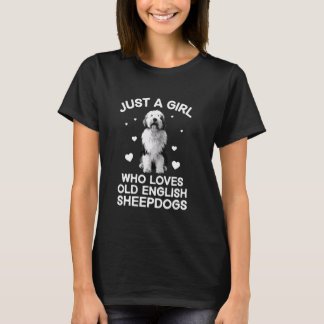 Funny Old English Sheepdog Design For Women Sheepd T-Shirt