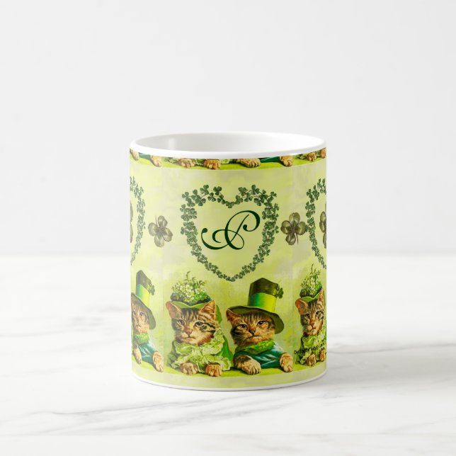 FUNNY OLD FASHION ST PATRICK'S DACATCATS, KLEEBLAT KAFFEETASSE (Mittel)