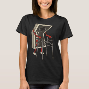 Funny Old Gamer Gaming Retro 80er 90s Videospiel O T-Shirt