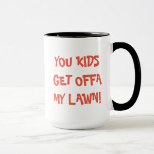 Funny Old Geezer Holen Sie sich mein Rasen Vater Tasse