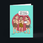 Funny Old Man Birthday Card Karte<br><div class="desc">Funny Cavemen Geburtstagskarte für alle Altersgruppen</div>