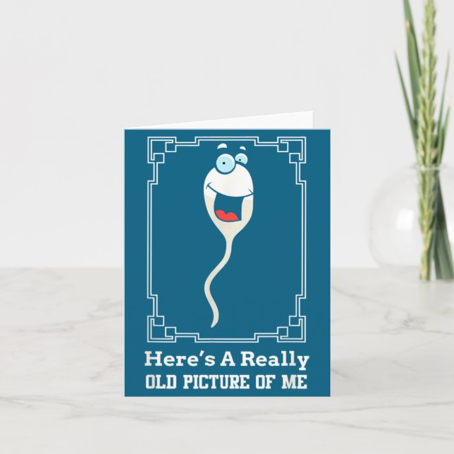Funny Old Man Birthday Gag For Men Over 60  Karte (Vorderseite)