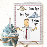 Funny Old Man Birthday Snarky Sassy Male Cartoon Karte<br><div class="desc">Suchen Sie eine lustige Karte für den Typ,  der an diesem Geburtstag gut lacht? Sie können diese Karte mit seinem Namen und Ihrer Nachricht personalisieren</div>