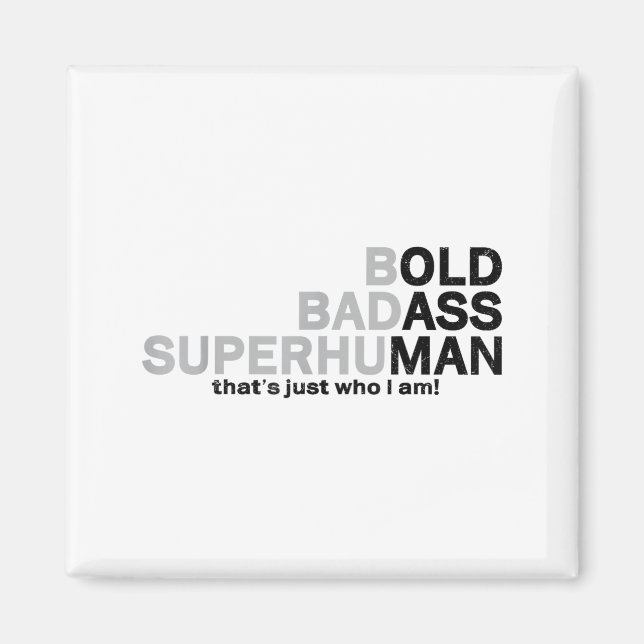 Funny Old Man Saying Gag Dad Grandpa Husband Fathe Magnet (Vorne)