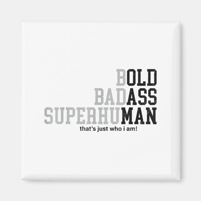 Funny Old Man Saying Gag Dad Grandpa Husband Fathe Magnet (Vorne)