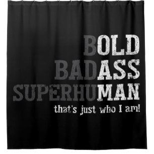 Funny Old Man Sprichwort Gag Geschenk Vater Vatert Duschvorhang