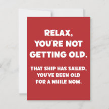 Funny Old People Joke Sie sind schon eine Weile al
