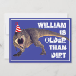 Funny Older als Diirt T-Rex Einladung