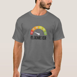 Funny Oldometer für das 40. Geburtstag Gag Geschen T-Shirt