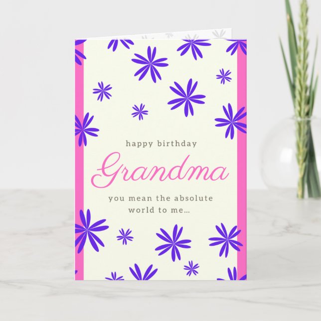 Funny Oma Birthday Card - Vererbung Karte (Vorderseite)
