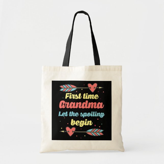 Funny Oma Geschenke Erstmals Oma Gelassen Tragetasche (Vorne)