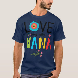 Funny Oma Großmutter Liebe wird Nana F genannt T-Shirt